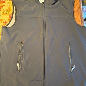 Men's Brooks Brothers soft shell black vest